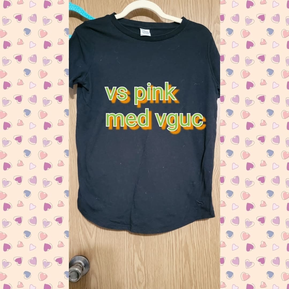 PINK Victoria's Secret Kids Tee in Black